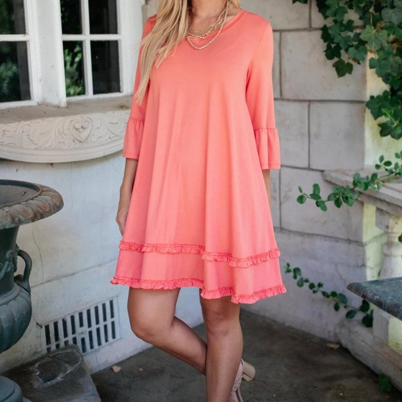 Ninexis - Coral Coast Dress In Small - SHIPS IN 24 HOURS - Picture 2 of 3